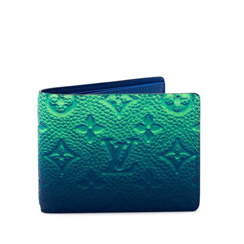 lv virgil abloh wallet|Louis Vuitton Virgil Abloh Blue And Green Monogram Illusion .